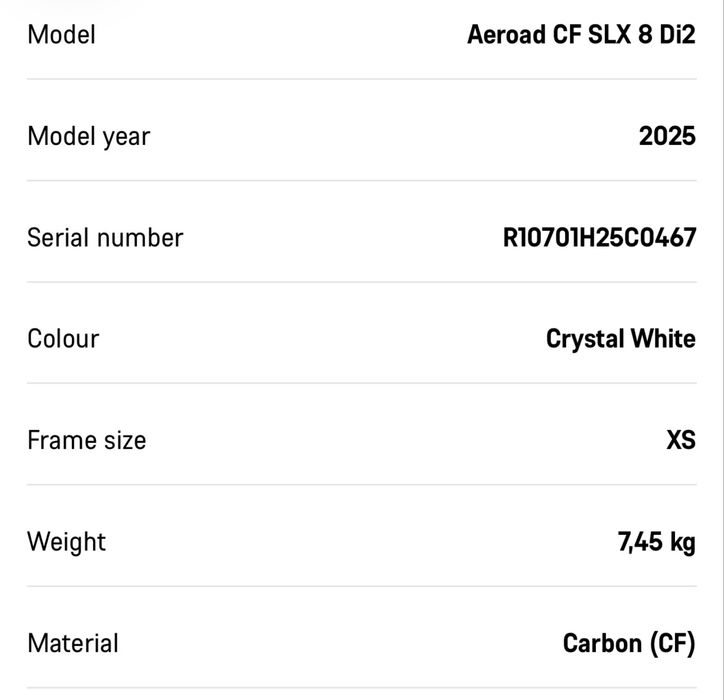 Canyon Aeroad CF SLX 8 di2