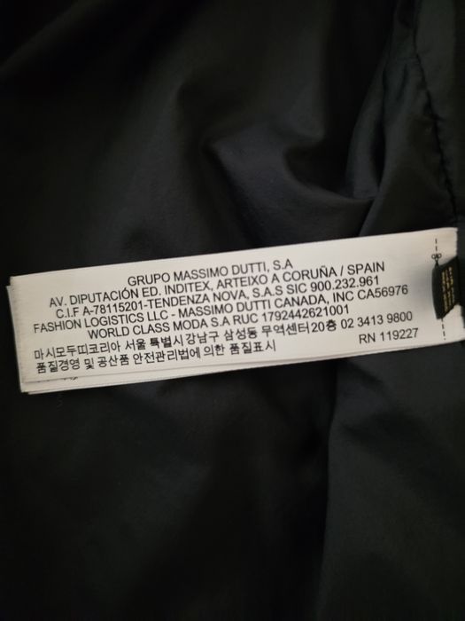 MASSIMO DUTTI geacă piele bărbați XXL