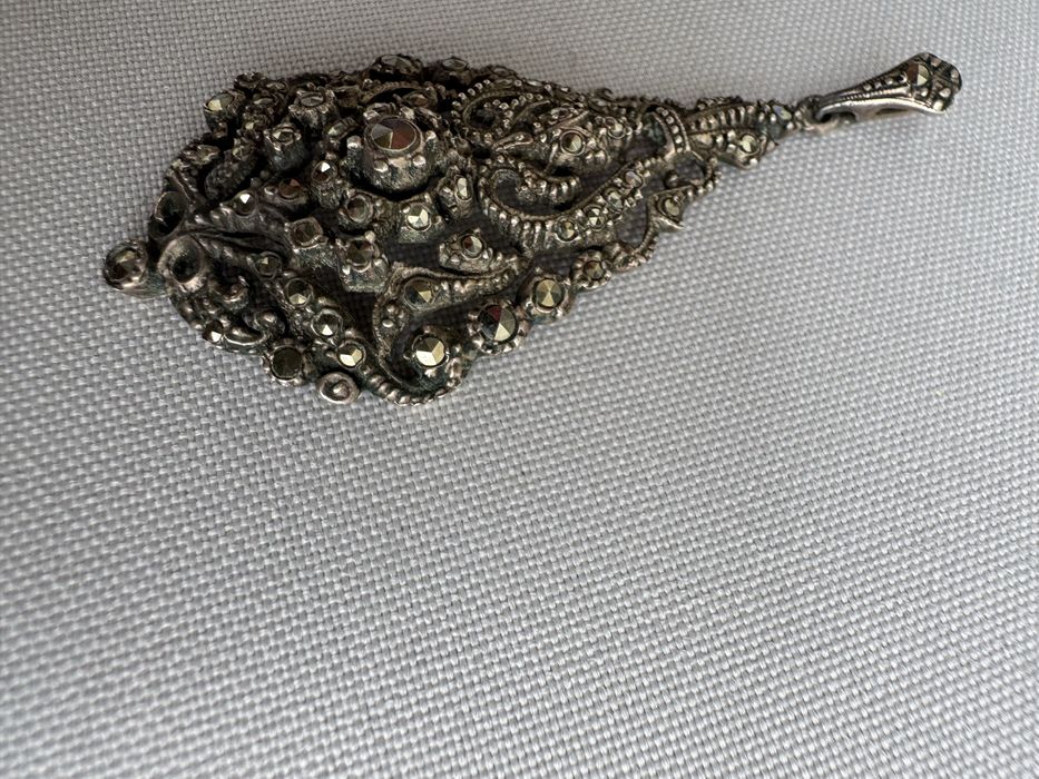 Pandantiv argint si marcasite