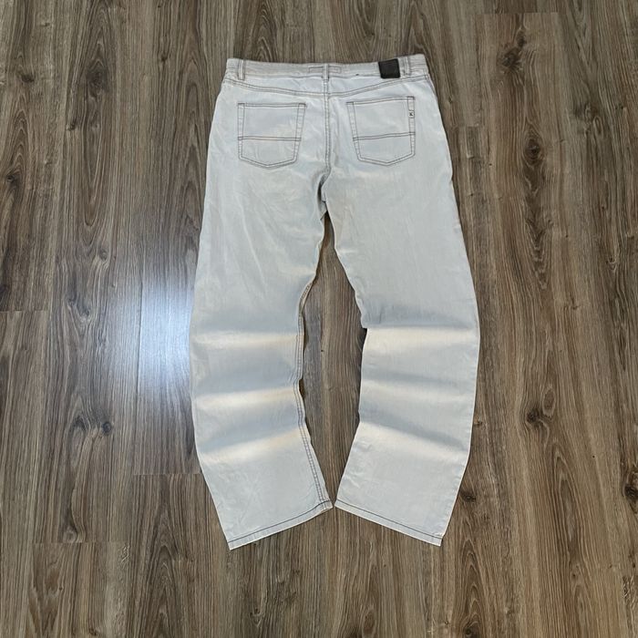 pantaloni albi, unisex mărimea XL