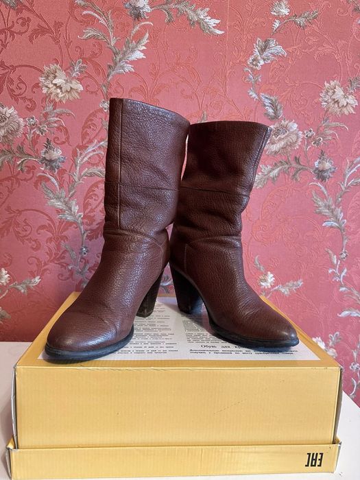 Сапоги казаки зимние женские б/у