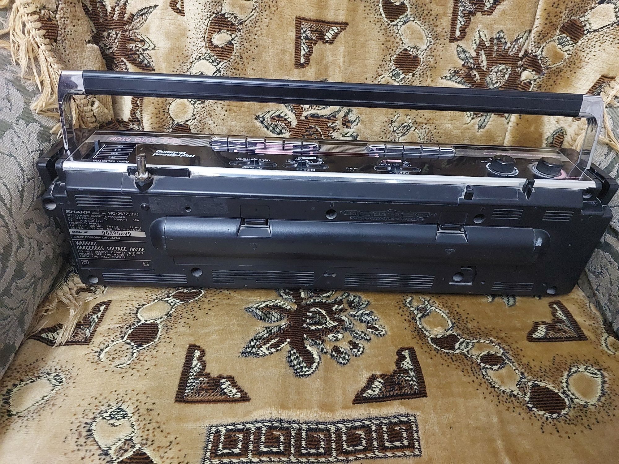 Магнитофон SHARP модель WQ -267 Z ( BK )