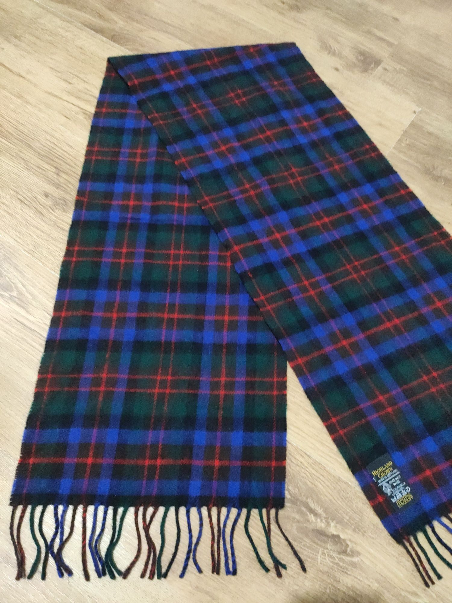 Fular din lână made in Scotland Highland Crown