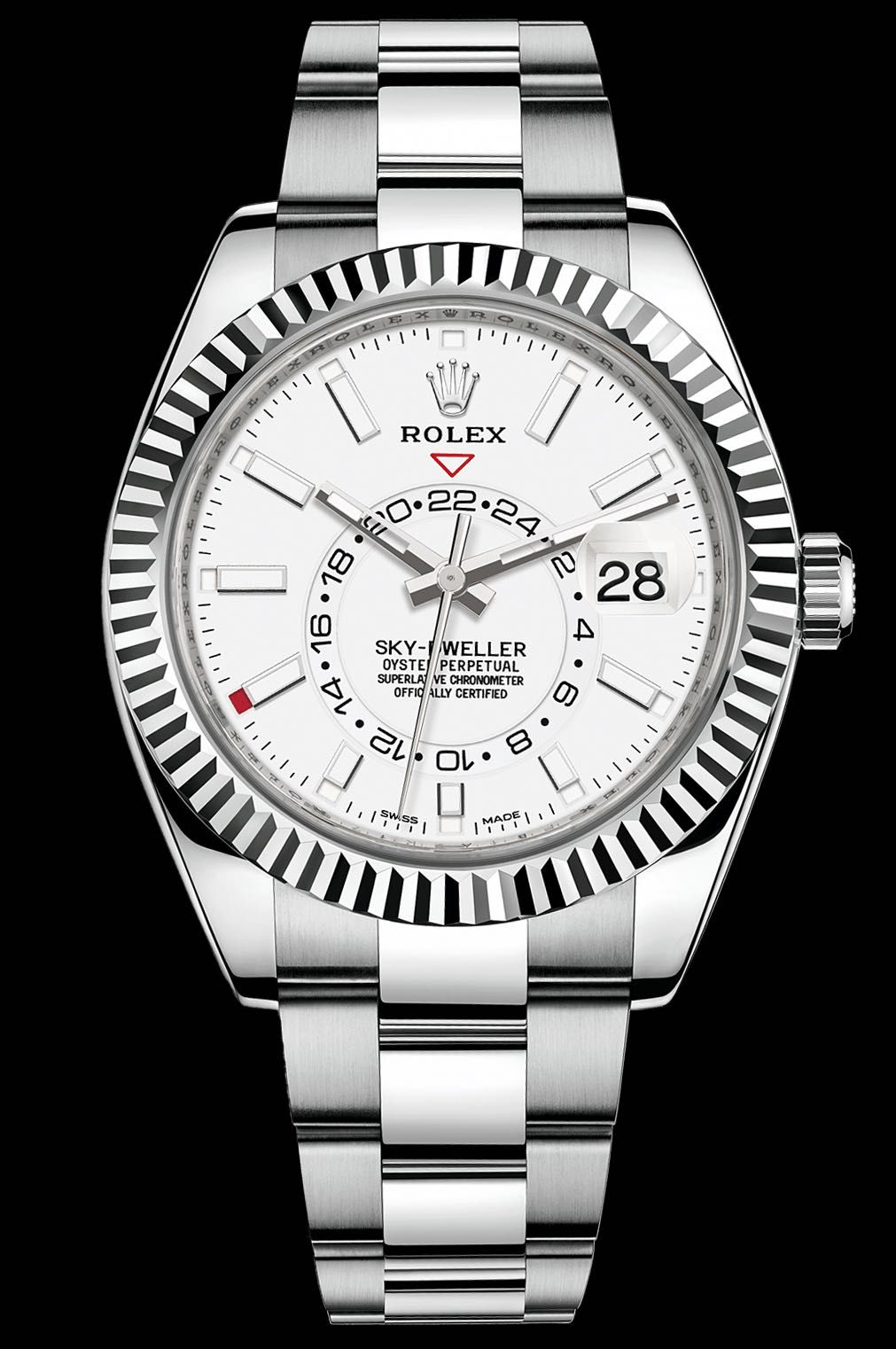 Rolex Sky-Dweller 42mm Steel and White Gold 326934