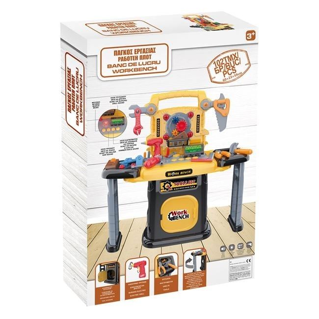 Детска работилница с 102 части-60x23x59 см./работна маса/работен плот