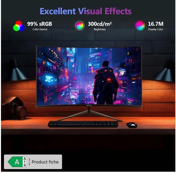 OFERTĂ! Monitor Gaming Curbat 27 inch, 2k, 165Hz | SIGILAT