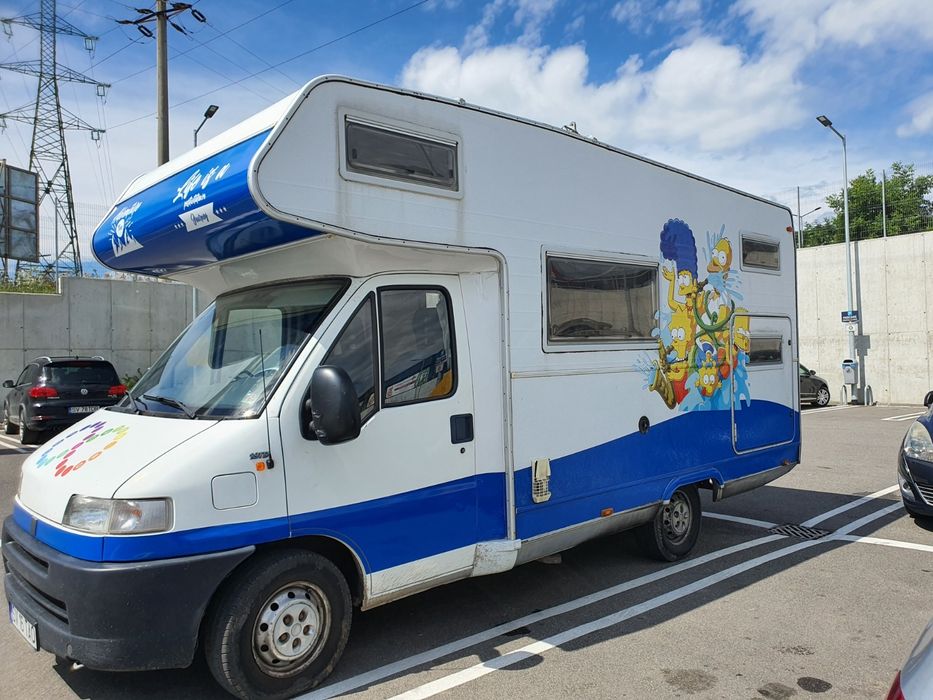 Autorulota pe platforma Fiat 1.9tdi, 2000