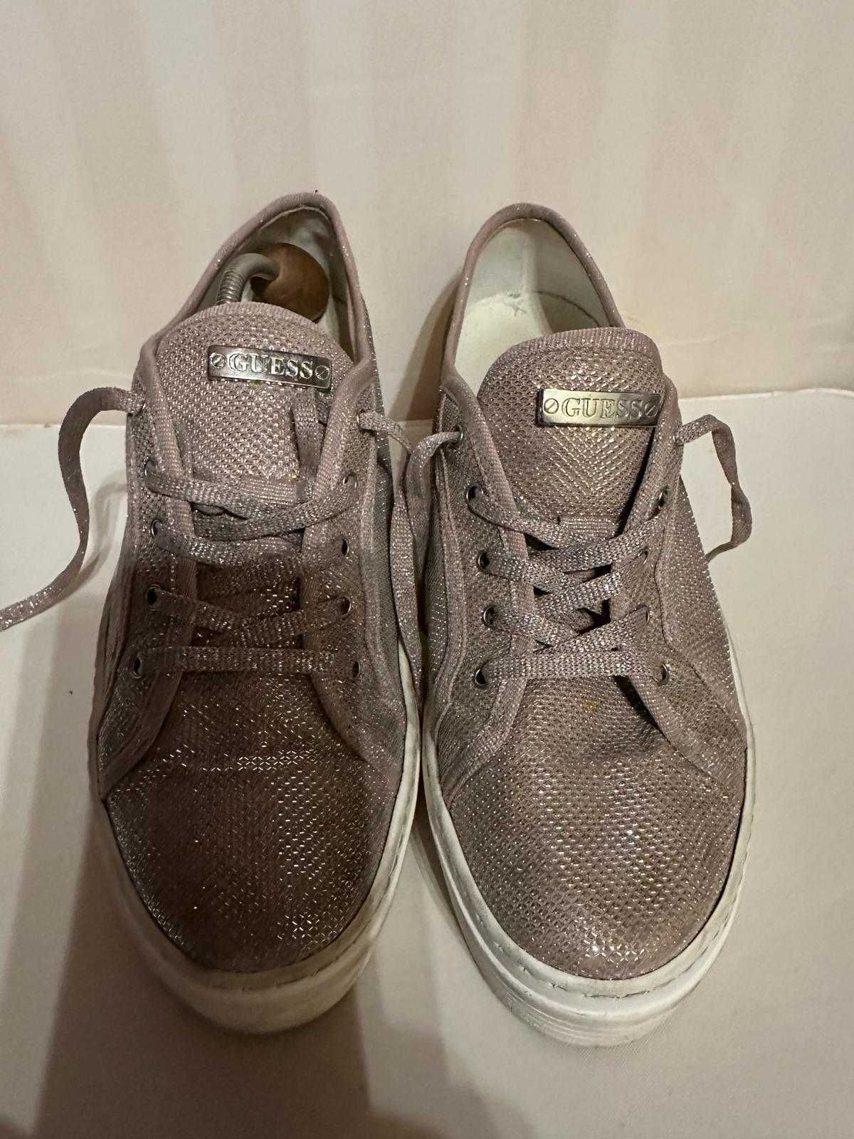 Sneakers Guess argintii nr 38 sparkly