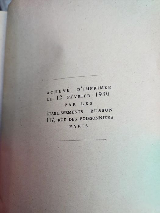 Carte veche din 1930