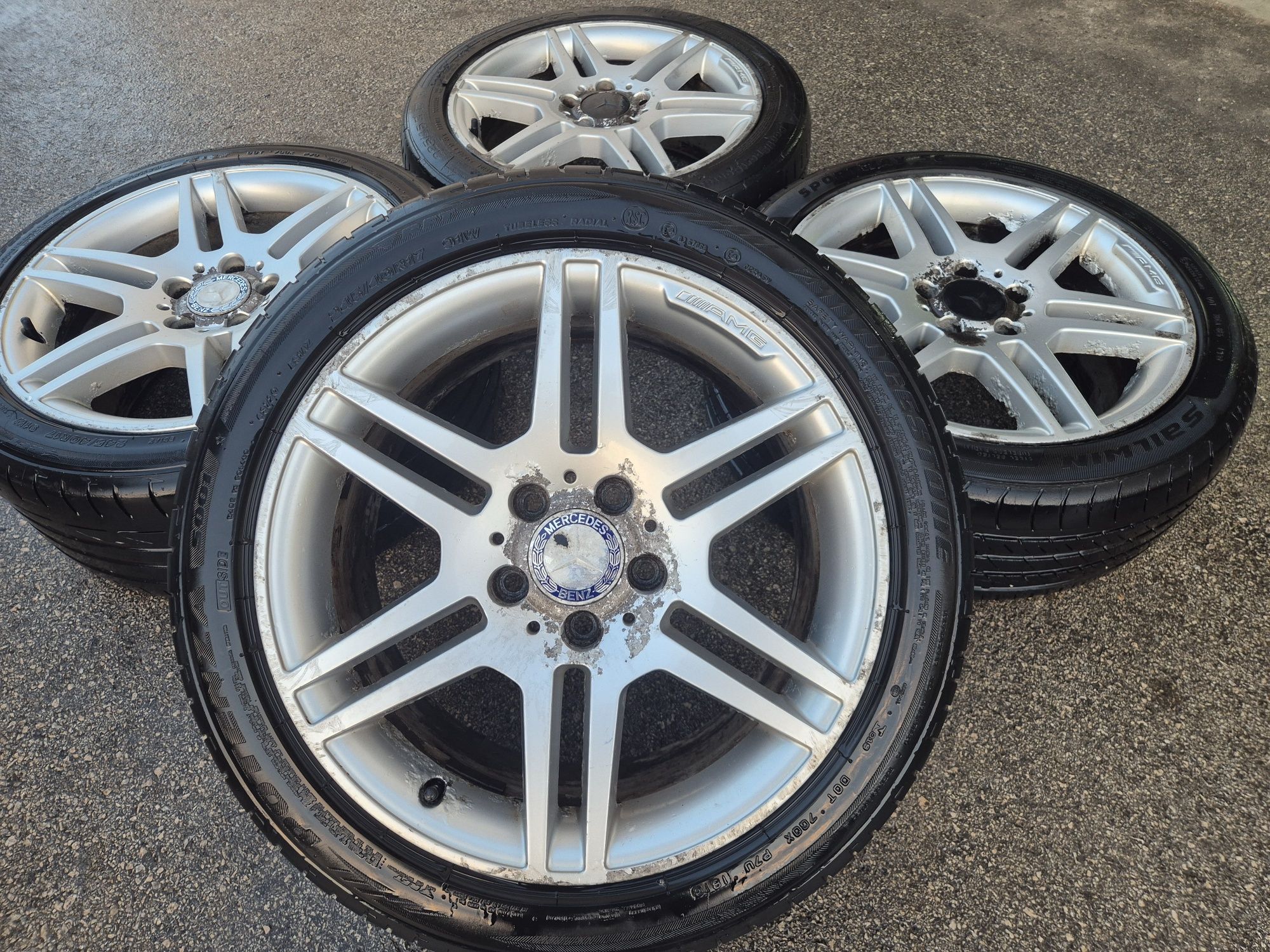 5х112/17 AMG Mercedes W204 с гуми Мерцедес Спорт пакет C class