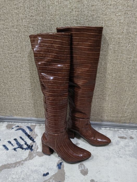 Сапоги женские высокие производство Турция