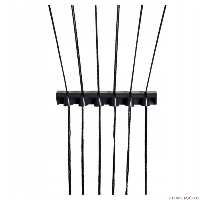 Uscator rufe de tavan, 6x100 cm, negru, Sepio