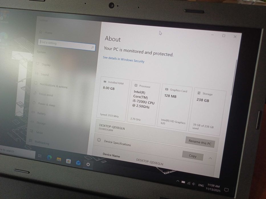 14"Lenovo Thinkpad L470™i5/8GB РАМ/256GB SSD