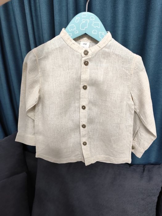 Jacheta de pluș H&M și Cămașa plus Pantalon H&M