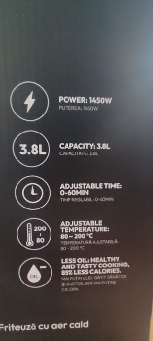 Air fryer/Friteuza SwissHome