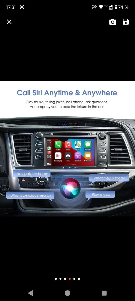 Carplay android Toyota