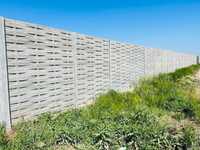 Gard din placi și stâlpi beton de vânzare