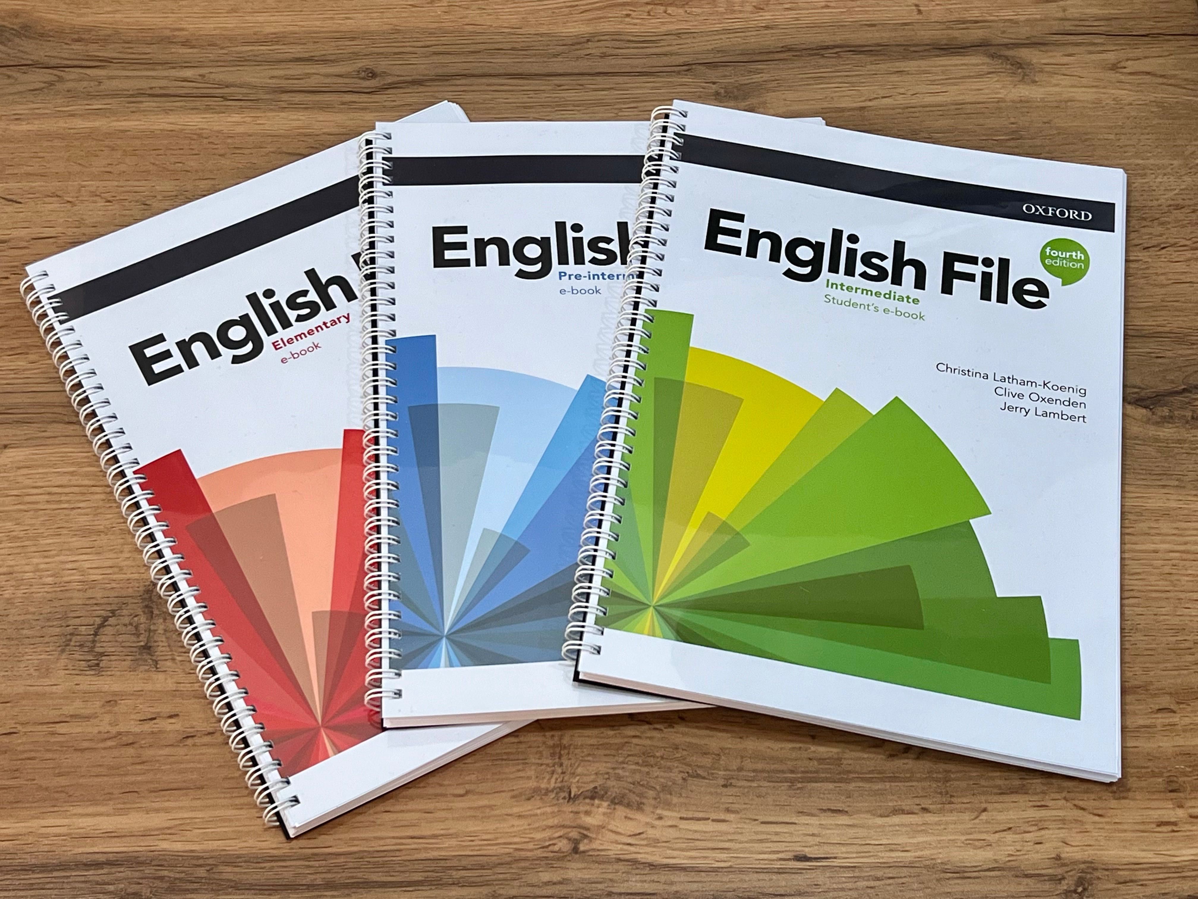 Учебники English File Pre intermediate 4 издание Супер качество