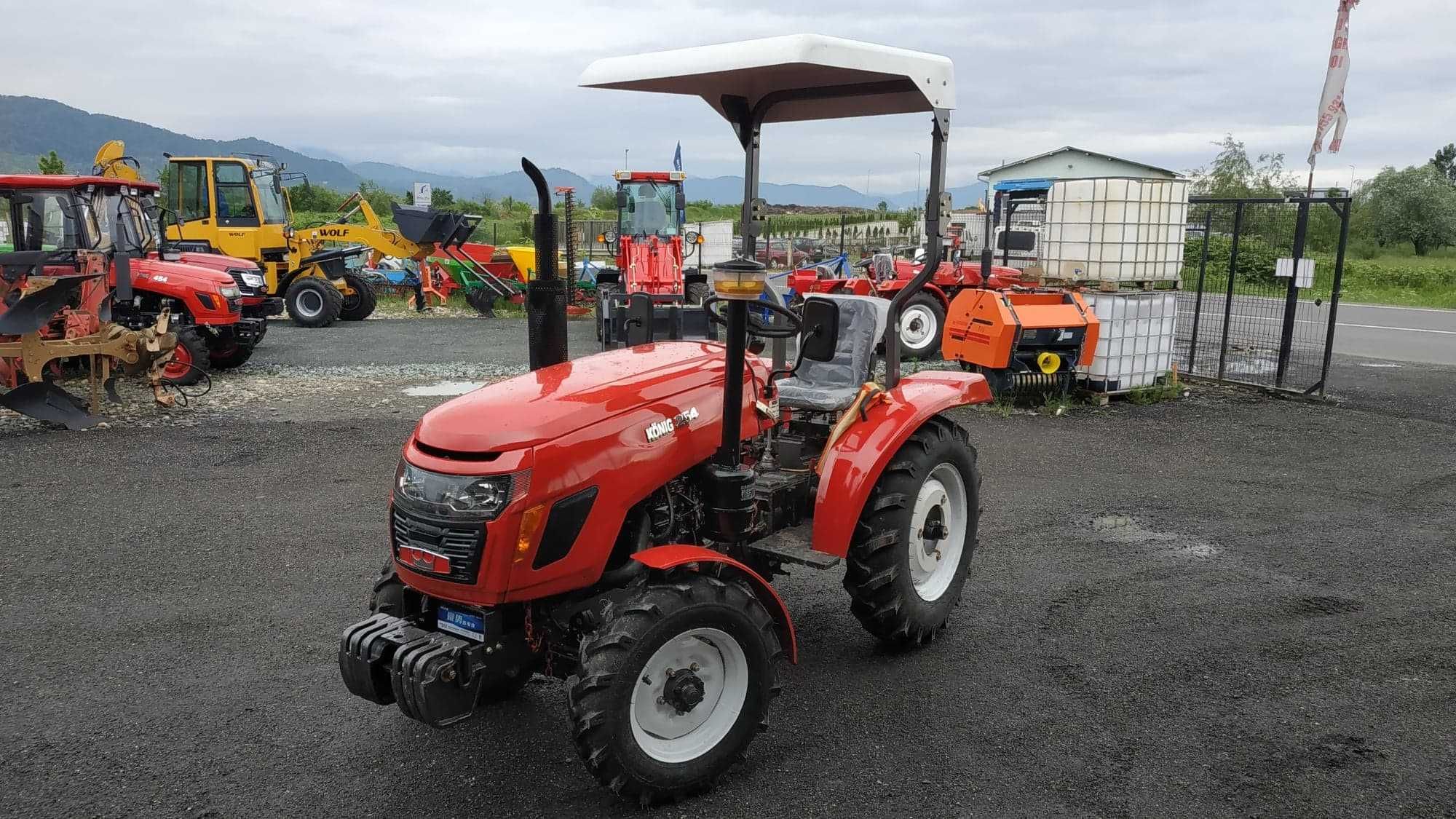 Tractor Konig cu acoperis putere 25CP nou Agramix