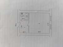 1 ком. Мини квартиру. 3/4 кирпич Сергели. Общежитие. 20 м². Чистая Ж/Д