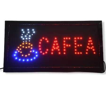 Reclama Text LED - Cafea
