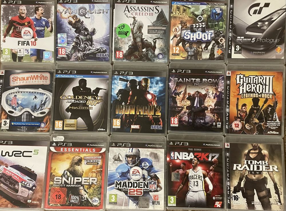 Ps3 playstation 3 gta minecraft sb1 si multe alte titluri de top