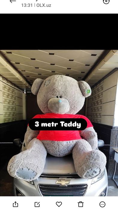Teddi 3-metrlik Xitoy original