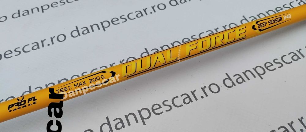 Lanseta carbon compozit PROFL DUAL FORCE tip Feeder 2,40m ACTIUME200gr