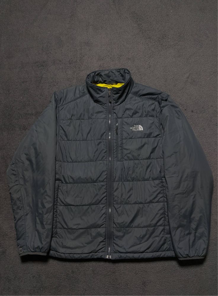 Jacheta geaca jacket windbreaker The North Face Primaloft fâș gri