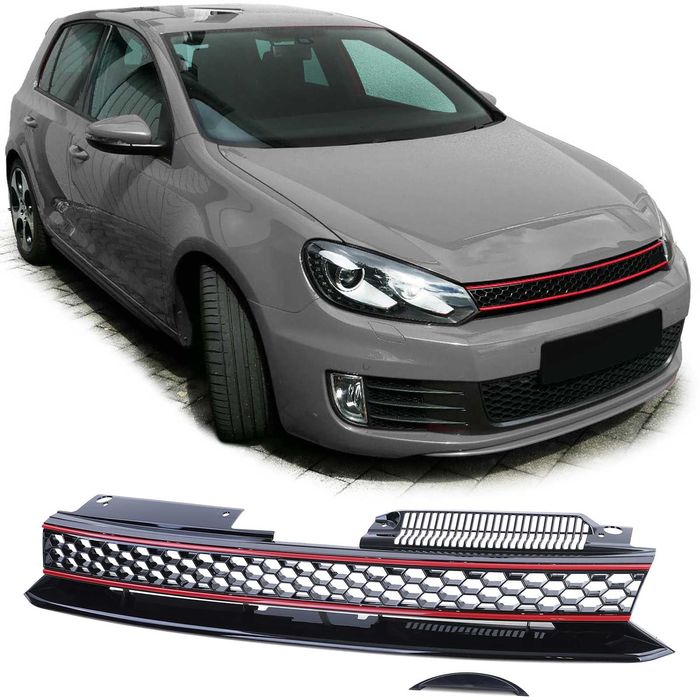 Grila sport fara emblema VW Golf 6 RS GTI look fagure NOU