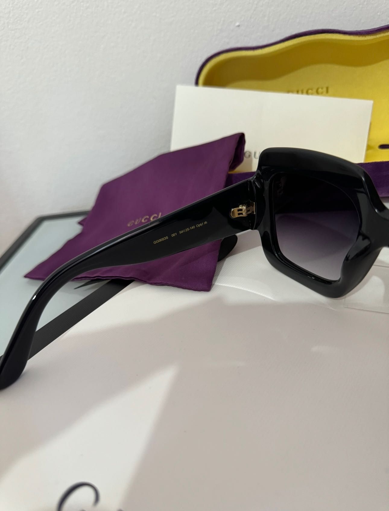 Ochelari de soare originali cu factura Gucci GG0053S NOI