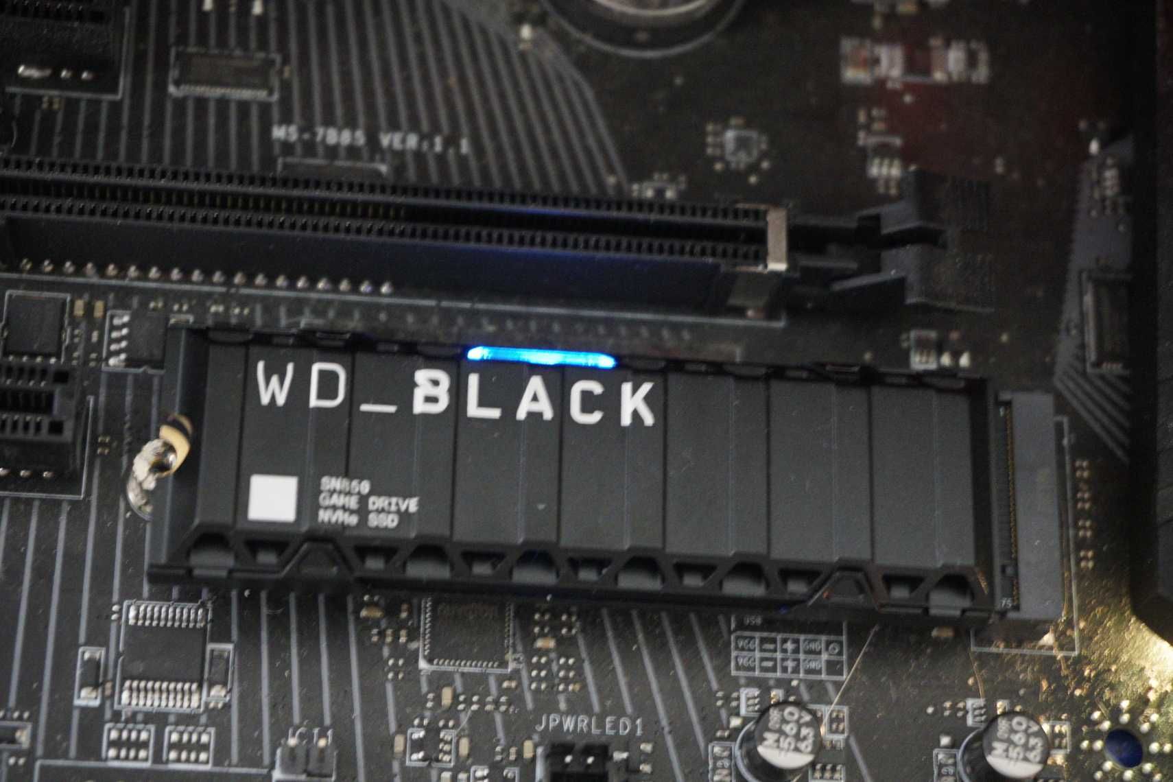 1TB Nvme SSD m.2 WD Black SN850 Heatsink - gen4 7000/5300mbs / вкл ДДС