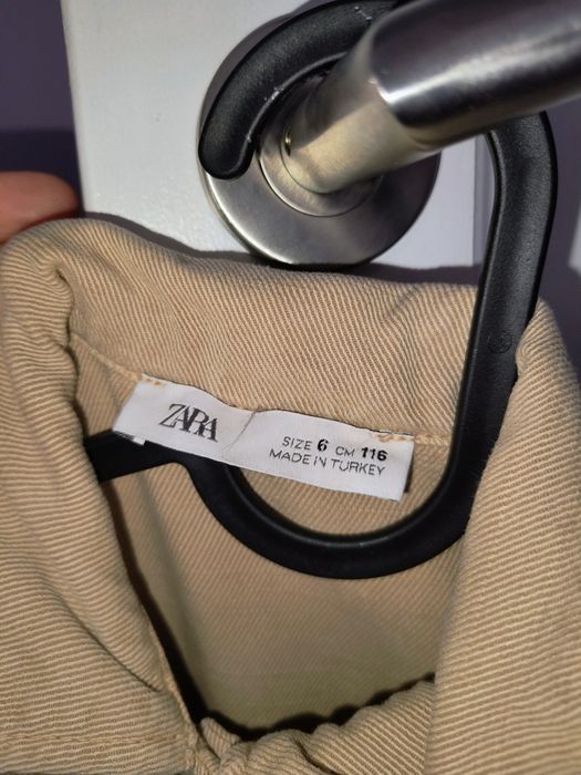 Salopeta Zara Denim fetita mărimea 116 cm