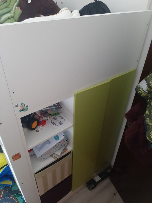 Mobilă dormitor pt copii cu pat etajat ikea