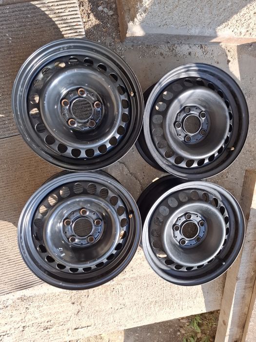 4 бр железни джанти за Мерцедес 5x112 15 цола 6,5 J* ЕТ 37*ц.о 66.6 мм