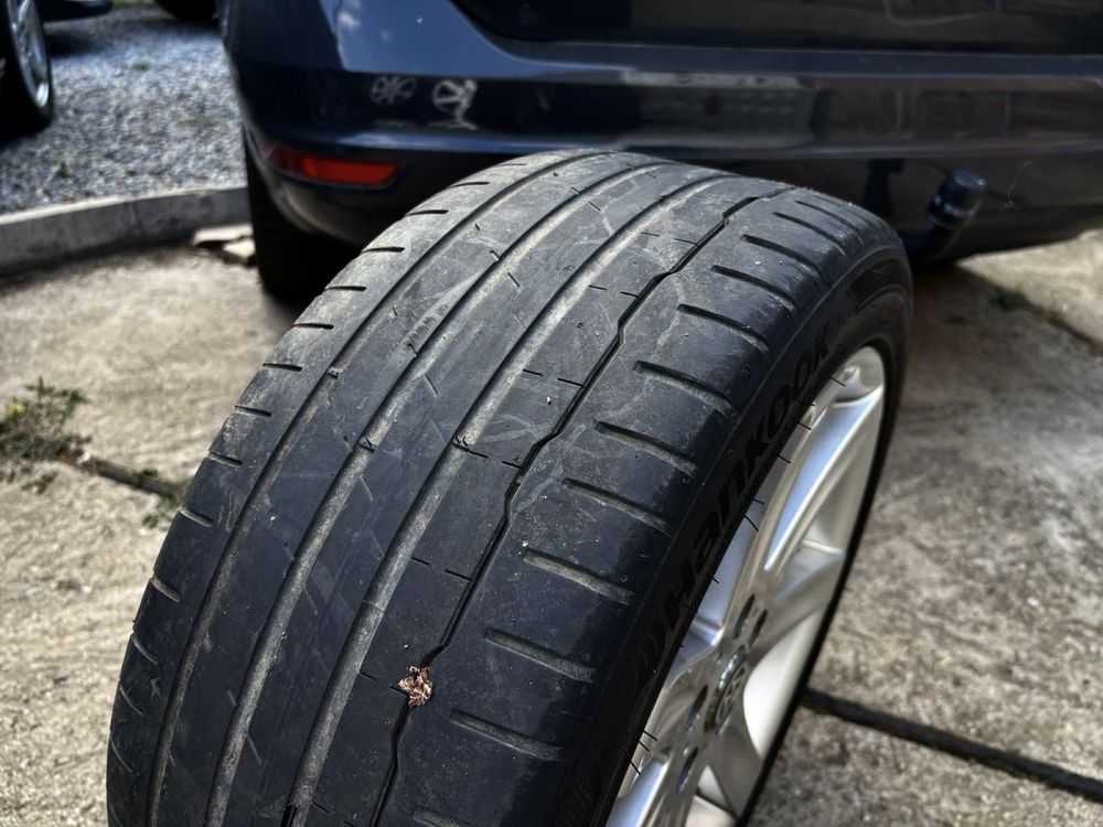4бр. Алуминиеви джанти с гуми 225/45 R17цола от VW Passat  5x112