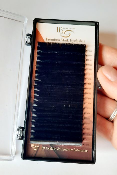 Extensii de gene IB Premium Mink Eyelashes D 0.07, 11mm, 20 linii