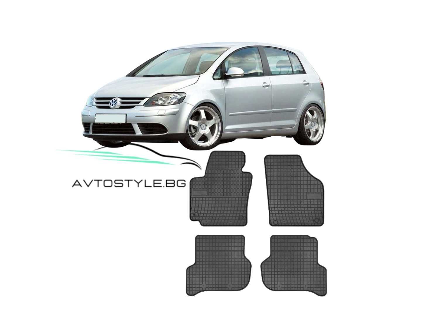 Гумени стелки зa VW Golf 5 PLUS 2004-2009 г., Frogum