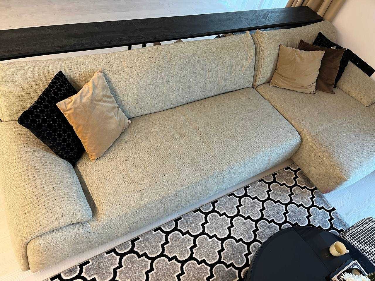 Диван с лежанка KUKA HOME Collection