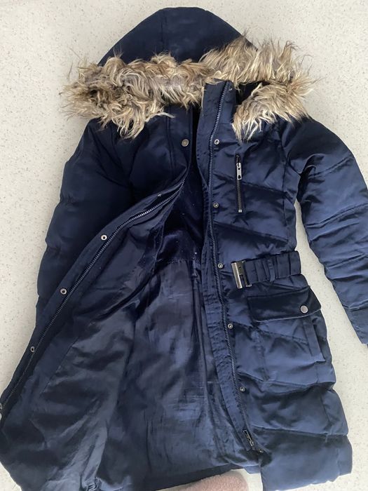 Geaca lunga de iarna umplutura puf si pene