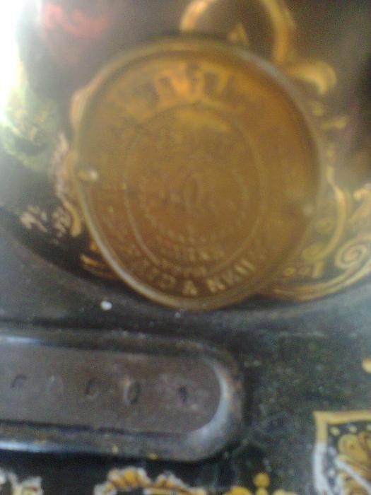 продам швейная машинка ZINGER 1893 год,