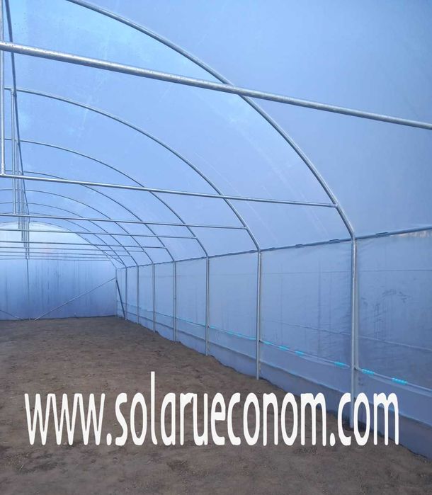 Solar(sera) din țeavă neagră – 20mp – 1930 lei – transport GRATUIT