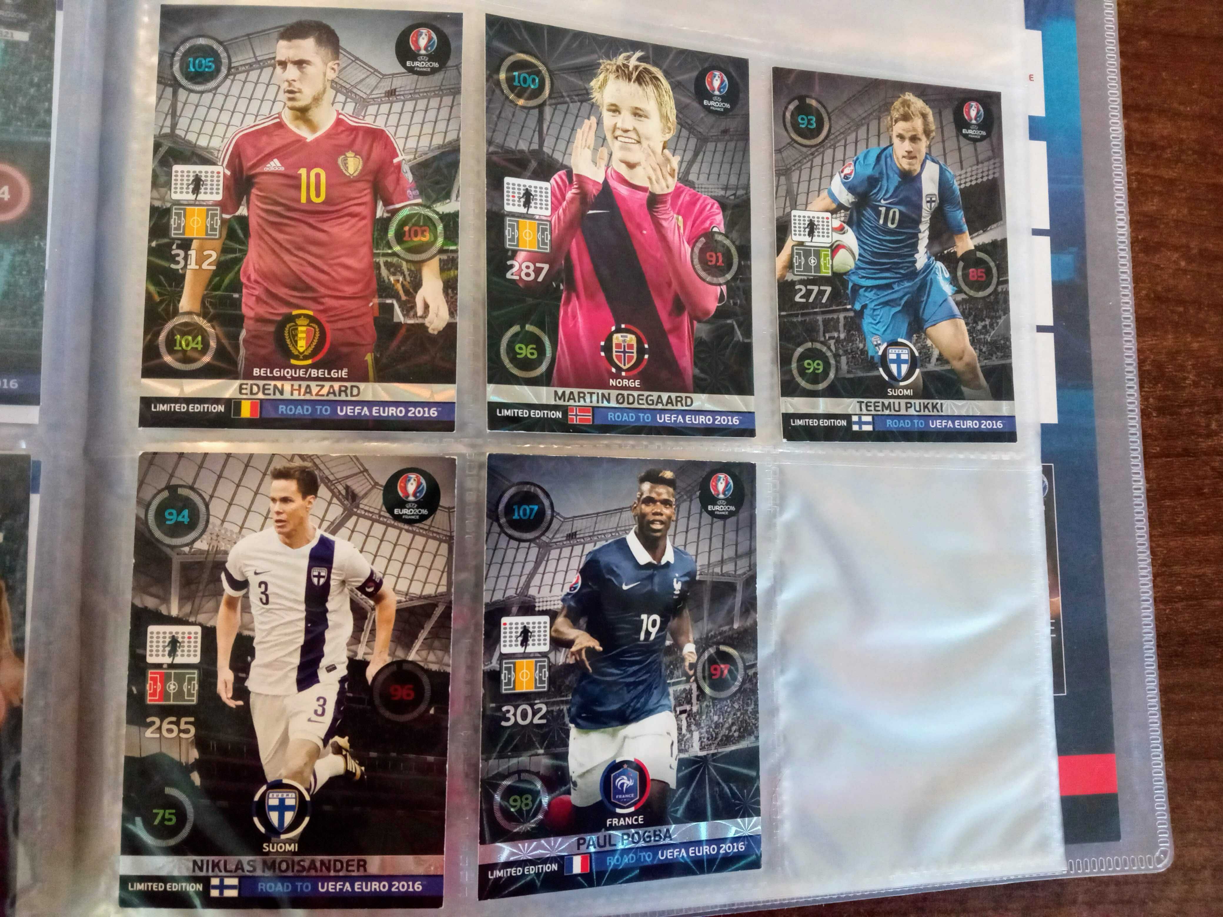 Set cartonase Road to UEFA EURO 2016. Adrenalyn XL (Panini)2