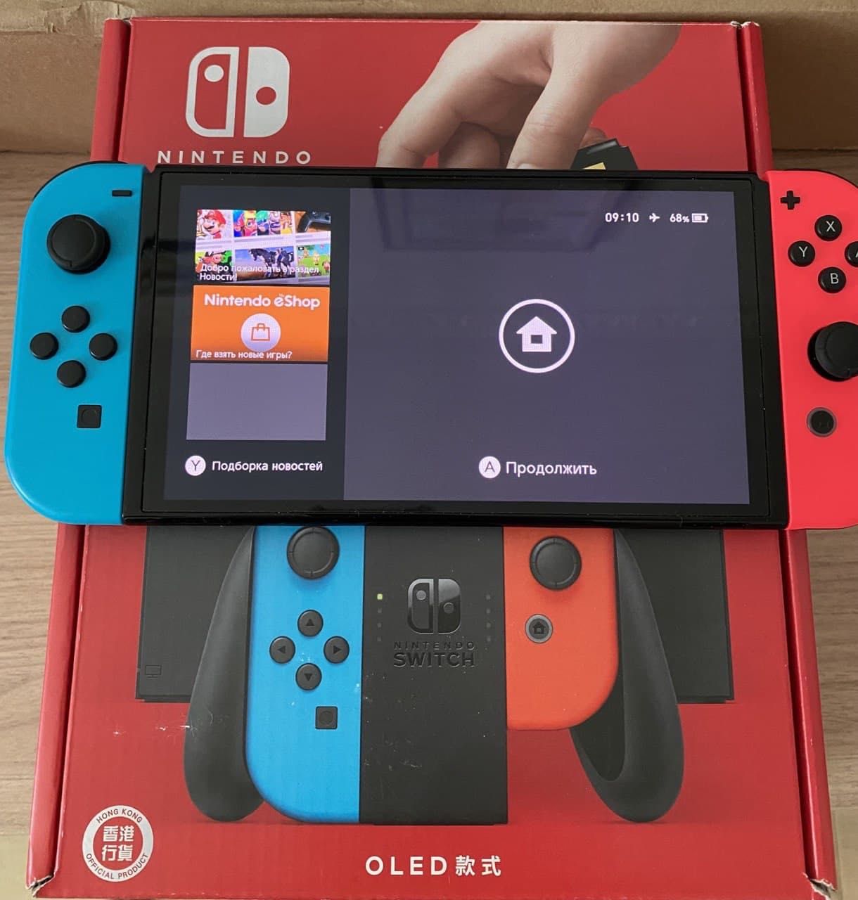 Nintendo Switch OLED пр0шит