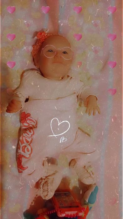 Păpușă reborn pictata manual