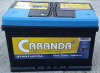 Baterie auto CARANDA Start&Stop 12 V - 70 Ah NOUĂ