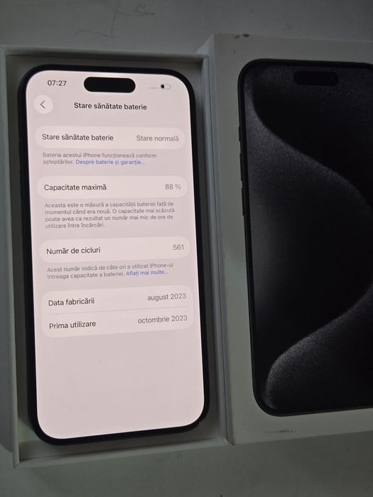 Vand/Schimb iPhone 15 Pro 128 Gb