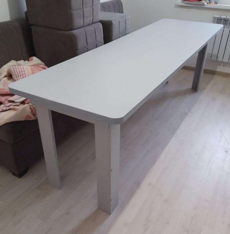 Стол кухонный из МДФ 250×70см