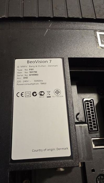 Televizor Bang & Olufsen BeoVision 7 defect