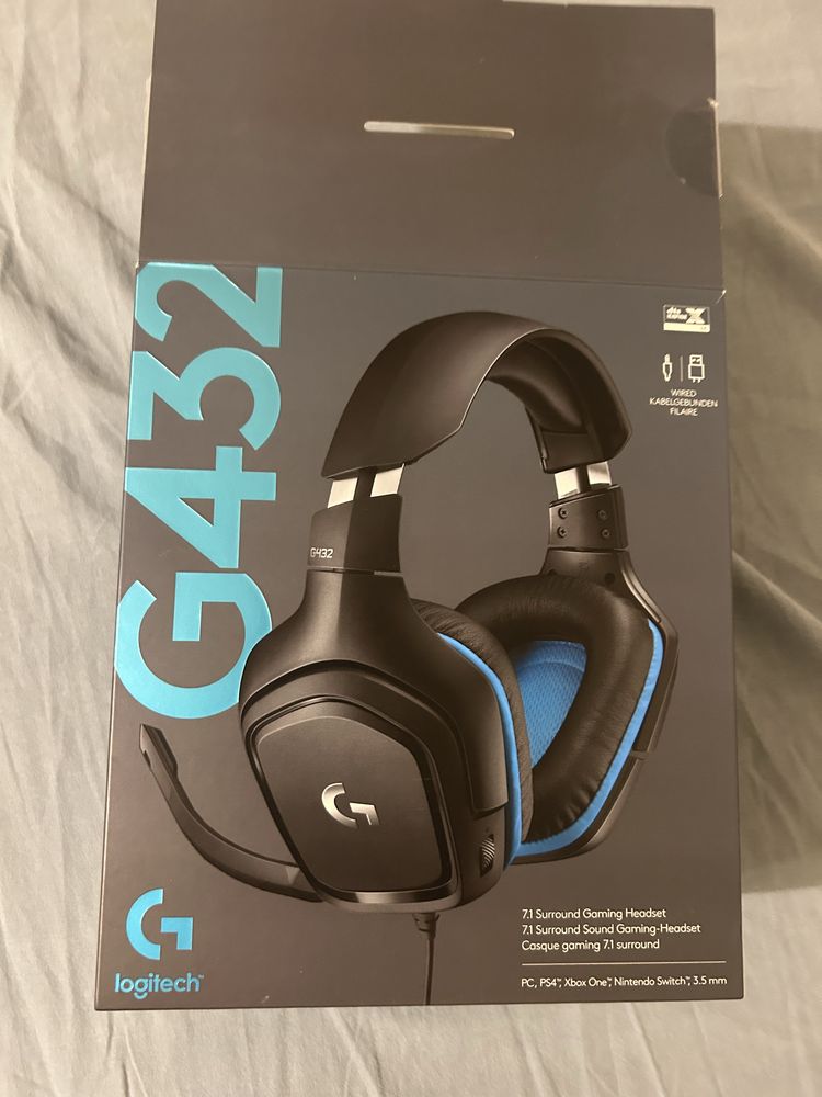 Геймърски слушалки Logitech G432